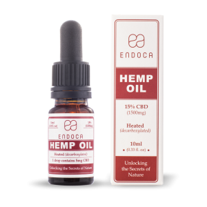 Endoca CBD Hemp Oil Drops 1500 mg. (15%) - 10 ml.