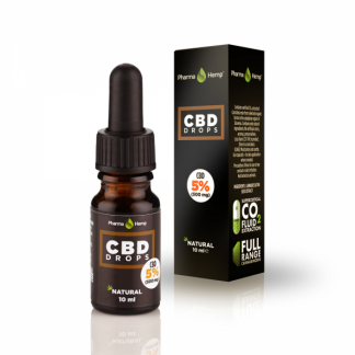 Pharmahemp 5% CBD Drops Full Spectrum 10 ml Olive Oil or Hemp Oil
